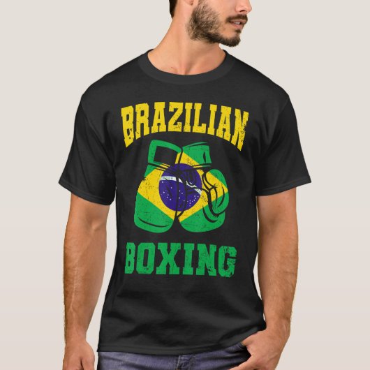 Brasilianische Boxhandschuhe T-Shirt (Vorderseite)