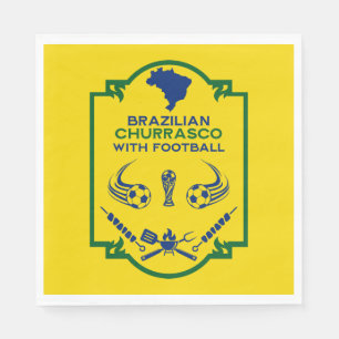 Brasilianische Churrasco GRILLEN Time Serviette