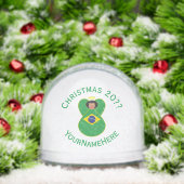 Brasilianische Fahne für den Weihnachtsangel Perso Schneekugeln (Weihnachten)