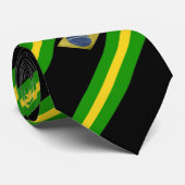Brasilianische Farbflagge Krawatte (Gerollt)