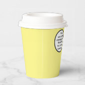 Brasilianische Flagge als Gesprächspartnerin von F Pappbecher (Rechts)