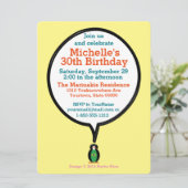 Brasilianische Flagge als Vortragende Frau Penguin Einladung (Stehend Vorderseite)