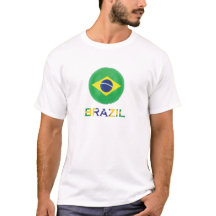 Brasilianische Flagge auf einem Fußball | Brasilie