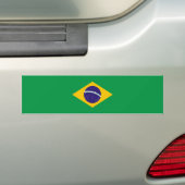 Brasilianische Flagge Autoaufkleber (Auf Auto)