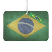 Brasilianische Flagge Autolufterfrischer (Rückseite)