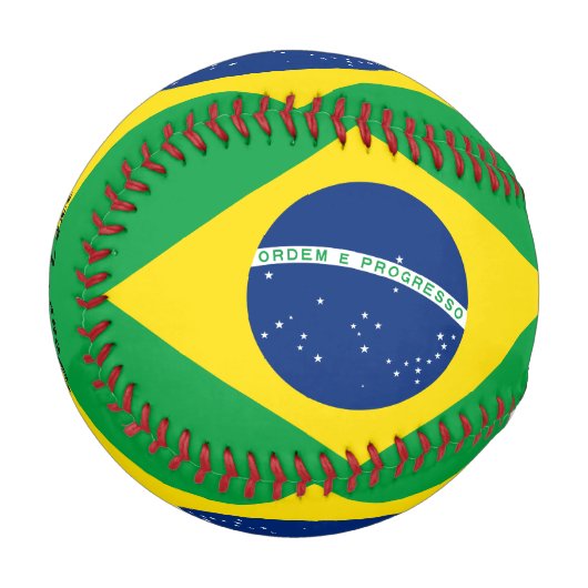 Brasilianische Flagge Baseball (Vorderseite Links)