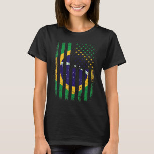 Brasilianische Flagge Brasilianischer Roots Brasil T-Shirt