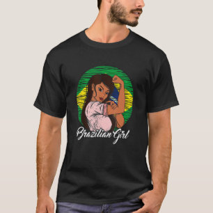 Brasilianische Flagge Brasilien Brasilianisches Mä T-Shirt