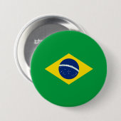 Brasilianische Flagge Button (Vorne & Hinten)
