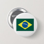 Brasilianische Flagge Button (Vorne & Hinten)