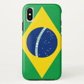 Brasilianische Flagge Case-Mate iPhone Hülle (Rückseite)