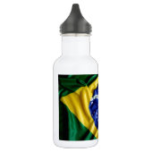 Brasilianische Flagge Edelstahlflasche (Links)