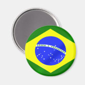 Brasilianische Flagge für Geschenke und T-Shirts Magnet (Vorderseite/Rückseite)