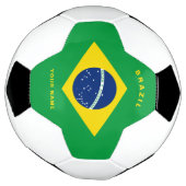 Brasilianische Flagge Fußball-Ball Fußball (Gedreht)