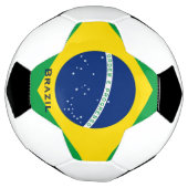 Brasilianische Flagge Fußball-Ball Fußball (Gedreht)