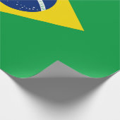 Brasilianische Flagge Geschenkpapier (Ecke)