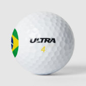 Brasilianische Flagge Golf Balls Golfball (Logo)