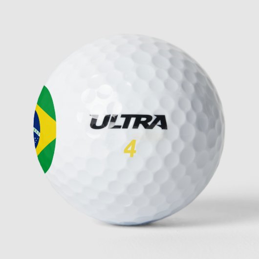 Brasilianische Flagge Golf Balls Golfball (Logo)