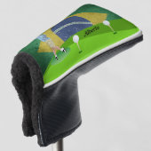 Brasilianische Flagge Golf Headcover (3/4 Vorderseite)