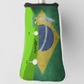 Brasilianische Flagge Golf Headcover (Rotieren 90)