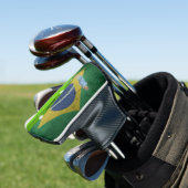 Brasilianische Flagge Golf Headcover (In Situ)