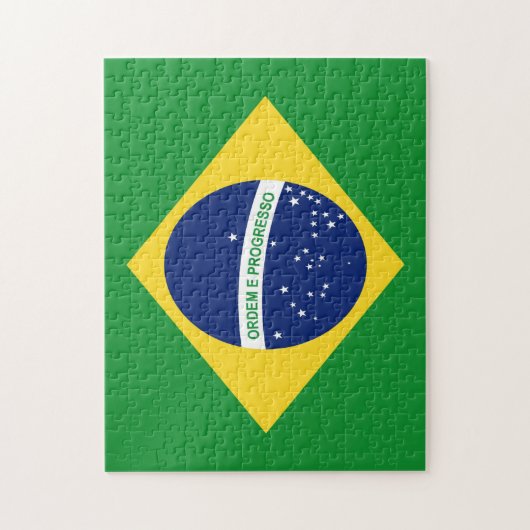 Brasilianische Flagge Jigsaw Puzzle (Vertikal)