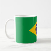 Brasilianische Flagge Kaffeetasse (Links)