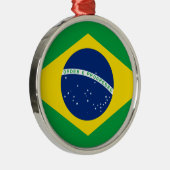 Brasilianische Flagge Keramik Ornament (Rechts)