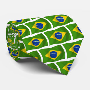 Brasilianische Flagge Krawatte