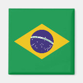 Brasilianische Flagge Magnet (Vorne)