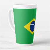 Brasilianische Flagge Milchtasse (Linke Ecke)