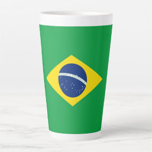 Brasilianische Flagge Milchtasse