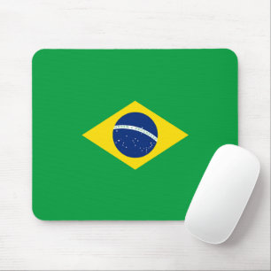 Brasilianische Flagge Mousepad