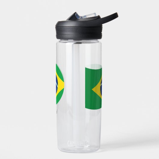 Brasilianische Flagge, Patriotik Brasilien Trinkflasche (Links)