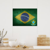brasilianische Flagge Poster (Küche)