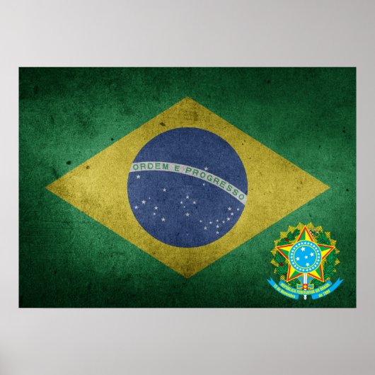 brasilianische Flagge Poster (Vorne)