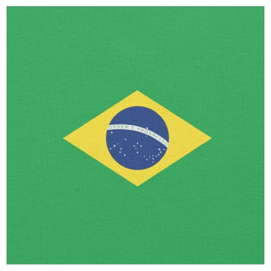 Brasilianische Flagge Stoff (Nahaufnahme)