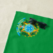 Brasilianische Flagge Strandtuch (Beispiel)