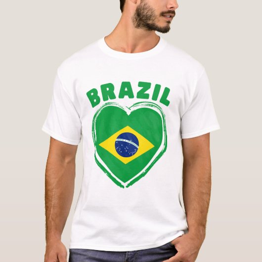 Brasilianische Flagge T-Shirt (Vorderseite)