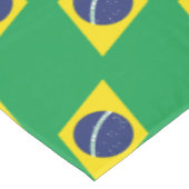 Brasilianische Flagge Tischdecke (Schrägansicht)