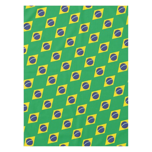 Brasilianische Flagge Tischdecke (Vorderseite)
