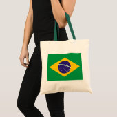 Brasilianische Flagge Tragetasche (Vorderseite (Produkt))
