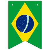 Brasilianische Flagge und brasilianisches Party Ba (Erste Fahne)