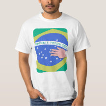 Brasilianische Flagge und Lulas Hand - Patriotisch