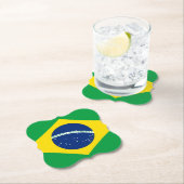 Brasilianische Flagge Untersetzer (Vor Ort)