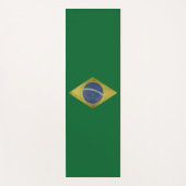 Brasilianische Flagge Yogamatte (Vorderseite)