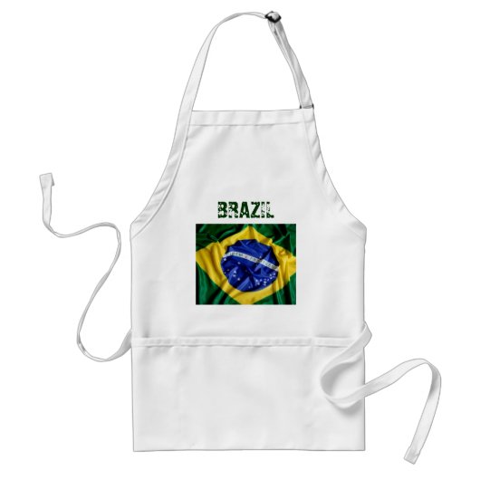 Brasilianische Flaggen-Schürze Schürze (Vorne)