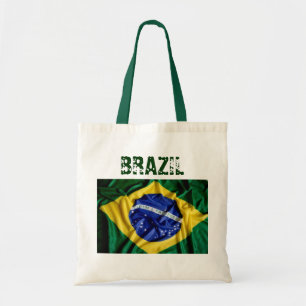 Brasilianische Flaggen-Taschentasche Tragetasche