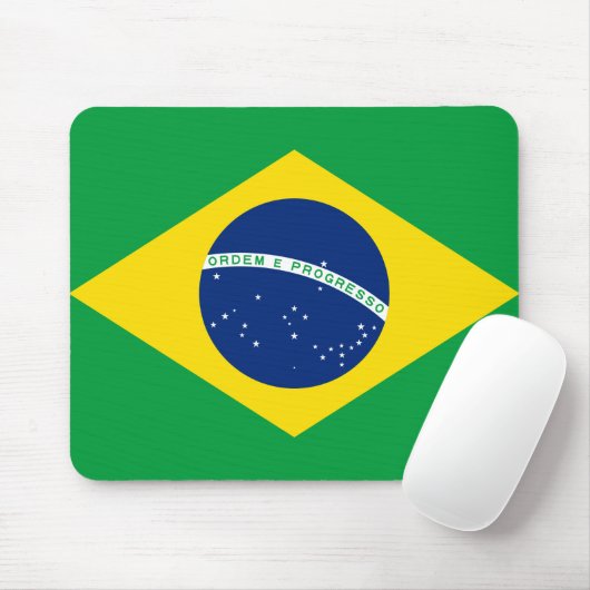 Brasilianische Flaggenmousepad Mousepad (Mit Mouse)