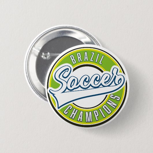 Brasilianische Fußball-Champions Button (Vorne & Hinten)